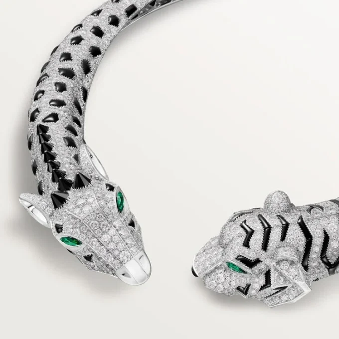 Κολιέ Indomptables De Cartier Torque, με πάβινγκ