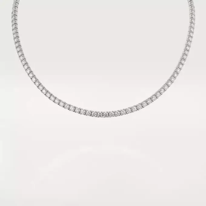 Κολιέ Lignes Essentielles, διαμάντια κοπής Brilliant Κολιέ Lignes Essentielles, διαμάντια κοπής Brilliant