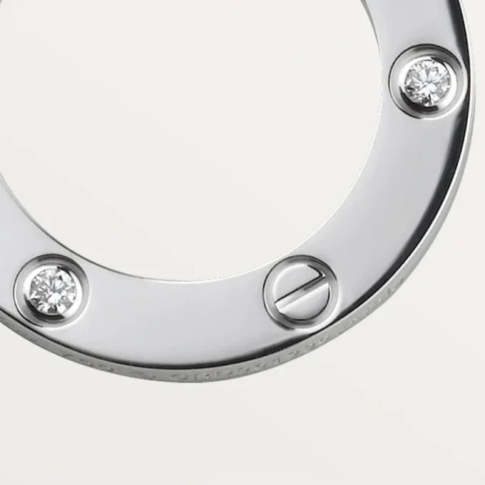 Κολιέ Love, 3 διαμάντια – Λευκόχρυσο, Διαμάντια – Cartier Κολιέ Love, 3 διαμάντια – Λευκόχρυσο, Διαμάντια – Cartier