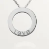 Κολιέ Love, 3 διαμάντια – Λευκόχρυσο, Διαμάντια – Cartier Κολιέ Love, 3 διαμάντια – Λευκόχρυσο, Διαμάντια – Cartier