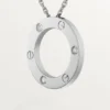 Κολιέ Love, 3 διαμάντια – Λευκόχρυσο, Διαμάντια – Cartier Κολιέ Love, 3 διαμάντια – Λευκόχρυσο, Διαμάντια – Cartier