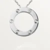 Κολιέ Love, 3 διαμάντια – Λευκόχρυσο, Διαμάντια – Cartier Κολιέ Love, 3 διαμάντια – Λευκόχρυσο, Διαμάντια – Cartier