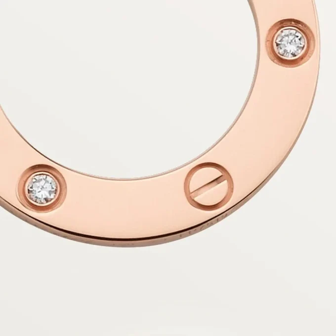 Κολιέ Love, 3 διαμάντια – Ροζ χρυσός, Διαμάντια – Cartier Κολιέ Love, 3 διαμάντια – Ροζ χρυσός, Διαμάντια – Cartier