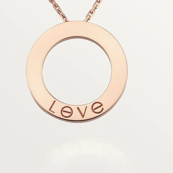 Κολιέ Love, 3 διαμάντια – Ροζ χρυσός, Διαμάντια – Cartier Κολιέ Love, 3 διαμάντια – Ροζ χρυσός, Διαμάντια – Cartier