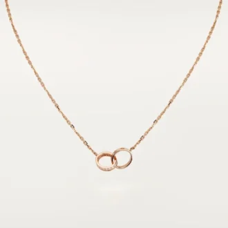 Κολιέ Love, Διαμάντια – Ροζ χρυσός, Διαμάντια – Cartier