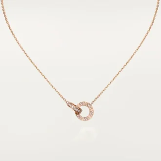 Κολιέ Love – Ροζ χρυσός, διαμάντια – Cartier