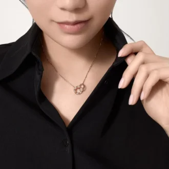 Κολιέ Love – Ροζ χρυσός, διαμάντια – Cartier