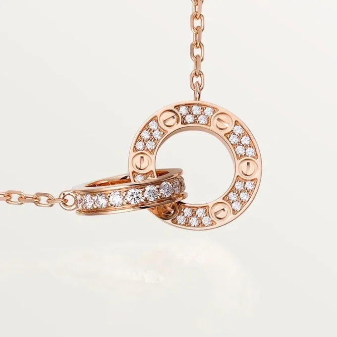 Κολιέ Love – Ροζ χρυσός, διαμάντια – Cartier Κολιέ Love – Ροζ χρυσός, διαμάντια – Cartier