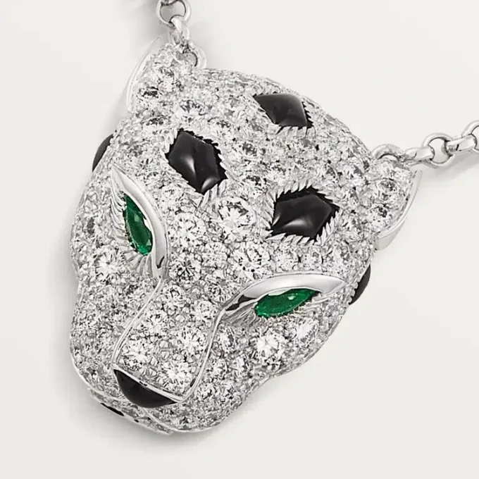 Μενταγιόν Panthere De Cartier, με πάβ