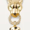 Κολιέ Panthere De Cartier – Κίτρινο χρυσό, μαύρο λάκα, γρανάτες τσαβορίτη, όνυχα, διαμάντια – Cartier