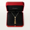 Κολιέ Panthere De Cartier – Κίτρινο χρυσό, μαύρο λάκα, γρανάτες τσαβορίτη, όνυχα, διαμάντια – Cartier