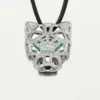 Κολιέ Panthere De Cartier – Λευκόχρυσο, Σμαράγδια, Διαμάντια, Όνυχας – Cartier