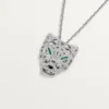 Κολιέ Panthere De Cartier – Λευκόχρυσο, Σμαράγδια, Διαμάντια, Όνυχας – Cartier