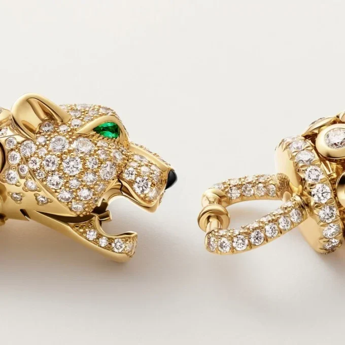 Κολιέ Panthere De Cartier, με πάβινγκ