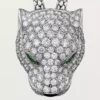 Κολιέ Panthere De Cartier, με πάβινγκ