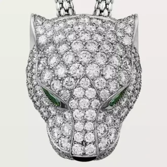 Κολιέ Panthere De Cartier, με πάβινγκ