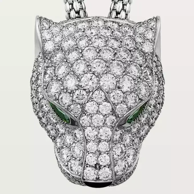 Κολιέ Panthere De Cartier, με πάβινγκ