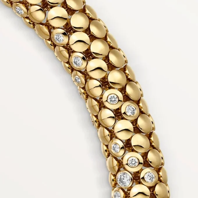 Κολιέ Panthere De Cartier, με πάβινγκ