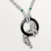 Κολιέ Panthere De Cartier, με πάβινγκ