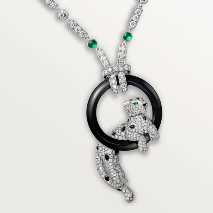 Κολιέ Panthere De Cartier, με πάβινγκ