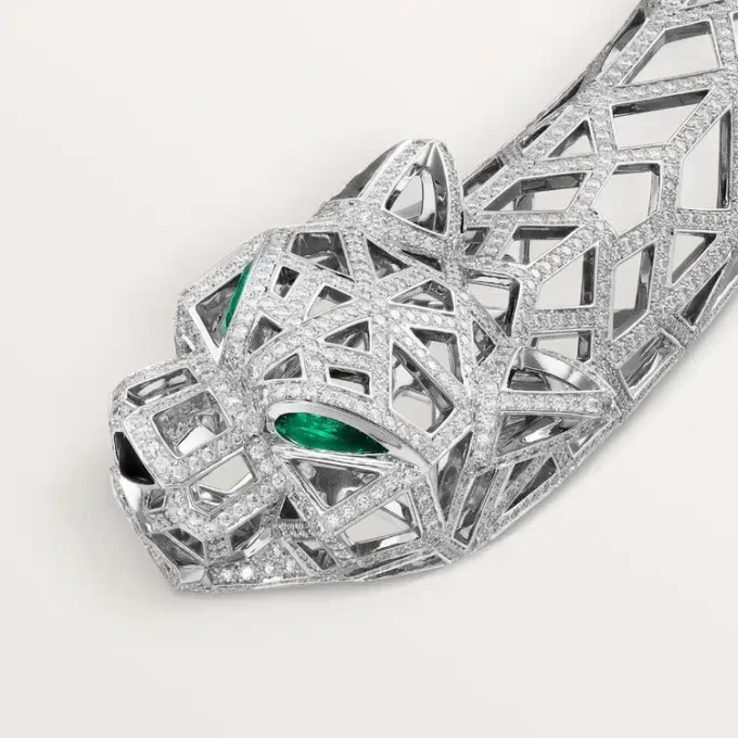 Κολιέ Panthere De Cartier, με πάβινγκ