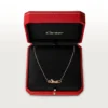 Κολιέ Panthere De Cartier – Ροζ χρυσός, γρανάτες τσαβορίτη, διαμάντια – Cartier