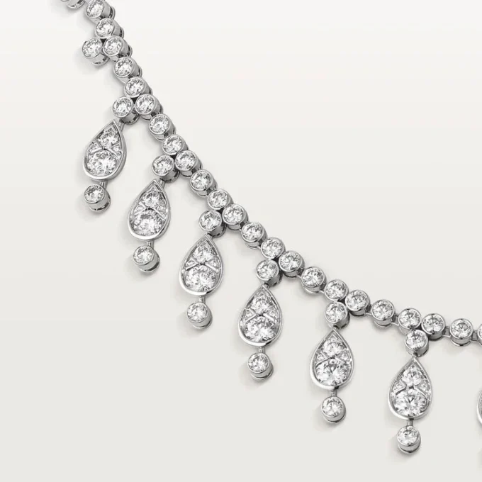Κολιέ Pluie De Cartier, Διαμάντια