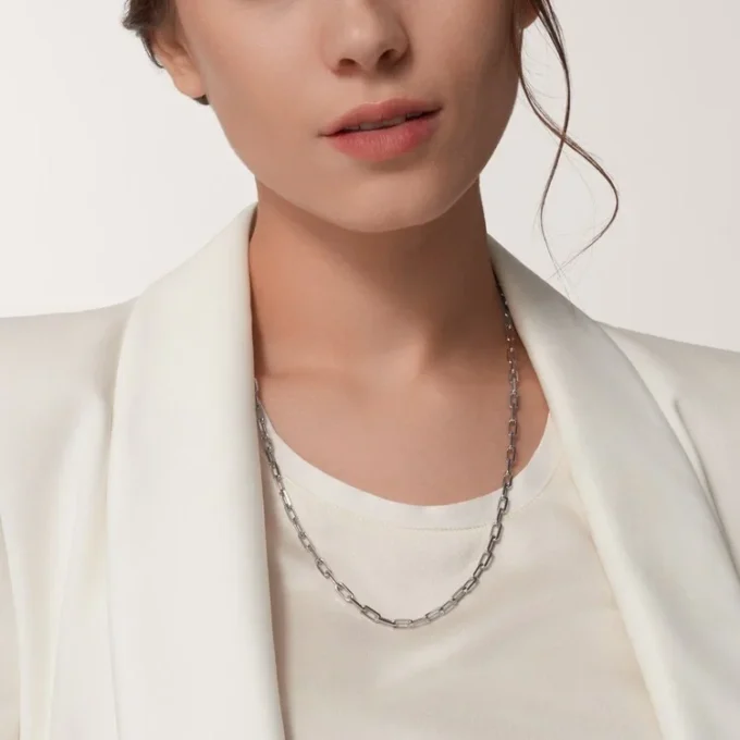 Κολιέ Santos De Cartier – Λευκόχρυσο – Cartier Κολιέ Santos De Cartier – Λευκόχρυσο – Cartier