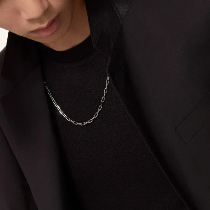 Κολιέ Santos De Cartier – Λευκόχρυσο – Cartier Κολιέ Santos De Cartier – Λευκόχρυσο – Cartier