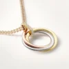 Κολιέ Trinity Diamond Chain σε τρίχρωμο χρυσό | Cartier Us Κολιέ Trinity Diamond Chain σε τρίχρωμο χρυσό | Cartier Us
