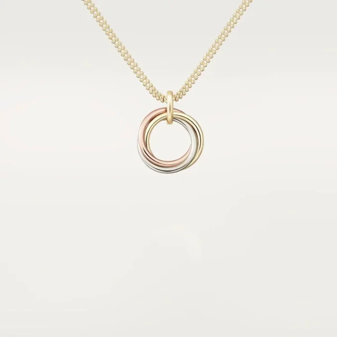 Κολιέ Trinity Diamond Chain σε τρίχρωμο χρυσό | Cartier Us Κολιέ Trinity Diamond Chain σε τρίχρωμο χρυσό | Cartier Us