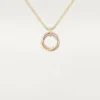 Κολιέ Trinity Diamond Chain σε τρίχρωμο χρυσό | Cartier Us Κολιέ Trinity Diamond Chain σε τρίχρωμο χρυσό | Cartier Us