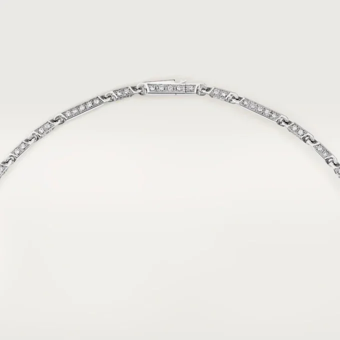 Μακρύ κολιέ Panthere De Cartier, σμαραγδί, πολλαπλών χρήσεων, μεγάλο μοντέλο, με πάβινγκ