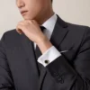 Μανικετόκουμπα Panthere De Cartier – Κίτρινο χρυσό, όνυχας, τσαβορίτες και μαύρο λάκα – Cartier Μανικετόκουμπα Panthere De Cartier – Κίτρινο χρυσό, όνυχας, τσαβορίτες και μαύρο λάκα – Cartier