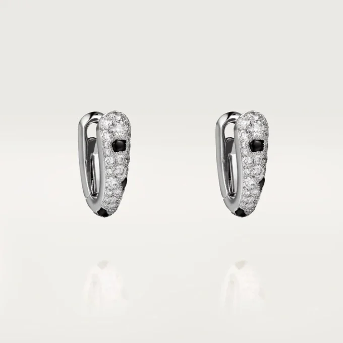 Μικρά σκουλαρίκια Panthere Diamond, λευκόχρυσο | Cartier Us Μικρά σκουλαρίκια Panthere Diamond, λευκόχρυσο | Cartier Us