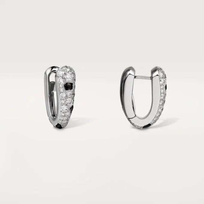 Μικρά σκουλαρίκια Panthere Diamond, λευκόχρυσο | Cartier Us Μικρά σκουλαρίκια Panthere Diamond, λευκόχρυσο | Cartier Us