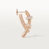 Σκουλαρίκι Ecrou De Cartier για το αριστερό αυτί – Ροζ χρυσός, διαμάντια – Cartier Σκουλαρίκι Ecrou De Cartier για το αριστερό αυτί – Ροζ χρυσός, διαμάντια – Cartier