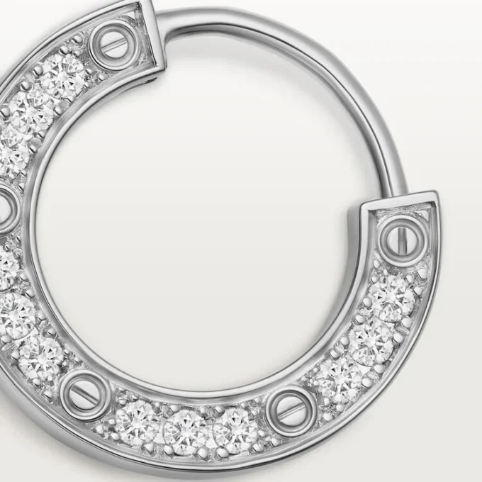 Σκουλαρίκι Love – Λευκόχρυσο, Διαμάντι – Cartier Σκουλαρίκι Love – Λευκόχρυσο, Διαμάντι – Cartier