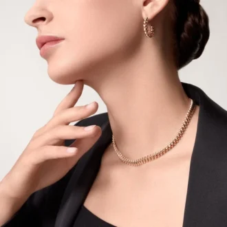 Σκουλαρίκια Clash De Cartier Διαμάντια – Ροζ χρυσός, Διαμάντια – Cartier