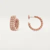Σκουλαρίκια Clash De Cartier, διπλή σειρά, με πάβ Σκουλαρίκια Clash De Cartier, διπλή σειρά, με πάβ