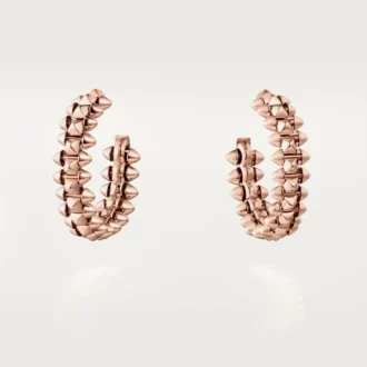 Σκουλαρίκια Clash De Cartier – Ροζ χρυσός, μικρό μέγεθος | Cartier Us
