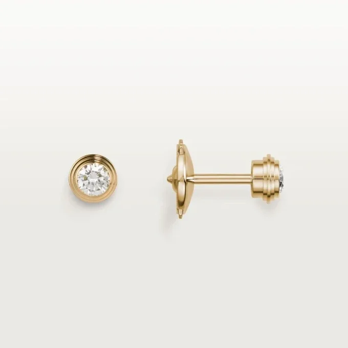 Σκουλαρίκια Diamants Legers, mm – Κίτρινο χρυσό, διαμάντια – Cartier