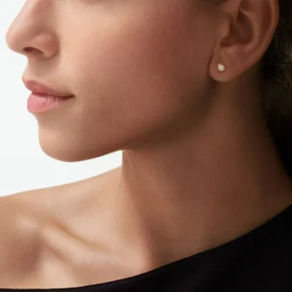 Σκουλαρίκια Diamants Legers, mm – Ροζ χρυσός, διαμάντια – Cartier