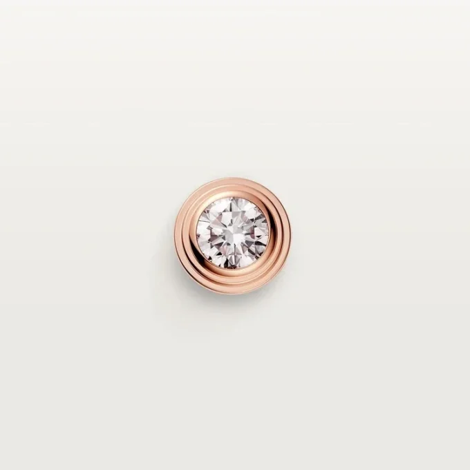 Σκουλαρίκια Diamants Legers – Ροζ χρυσός, διαμάντια – Cartier