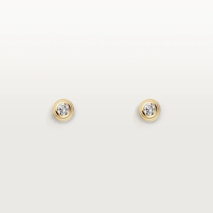 Σκουλαρίκια Diamants Legers Xs – Κίτρινο χρυσό, διαμάντια – Cartier