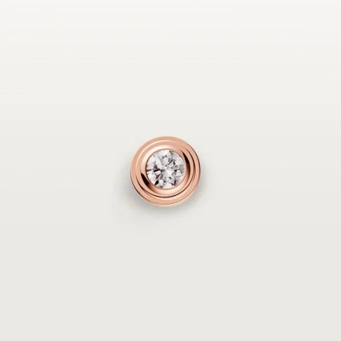 Σκουλαρίκια Diamants Legers Xs – Ροζ χρυσός, διαμάντια – Cartier