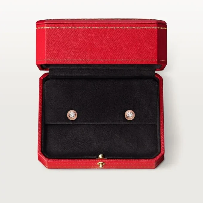 Σκουλαρίκια Diamants Legers Xs – Ροζ χρυσός, διαμάντια – Cartier