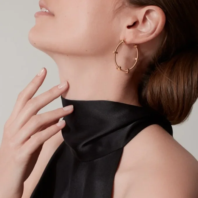 Σκουλαρίκια Ecrou De Cartier – Ροζ χρυσός – Cartier Σκουλαρίκια Ecrou De Cartier – Ροζ χρυσός – Cartier