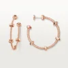 Σκουλαρίκια Ecrou De Cartier – Ροζ χρυσός – Cartier Σκουλαρίκια Ecrou De Cartier – Ροζ χρυσός – Cartier