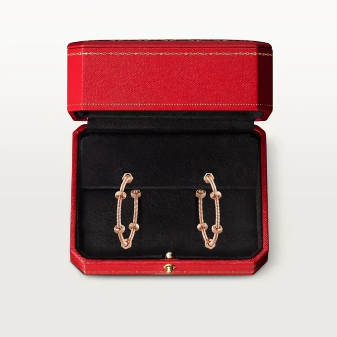 Σκουλαρίκια Ecrou De Cartier – Ροζ χρυσός – Cartier Σκουλαρίκια Ecrou De Cartier – Ροζ χρυσός – Cartier
